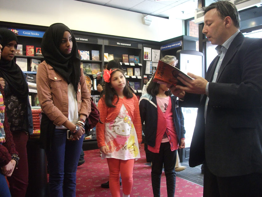Shams Uddin reading excepts from the Book Shams Uddin reading excepts from the Book